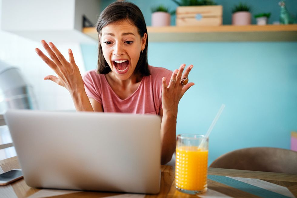 Woman experiences a phishing attack