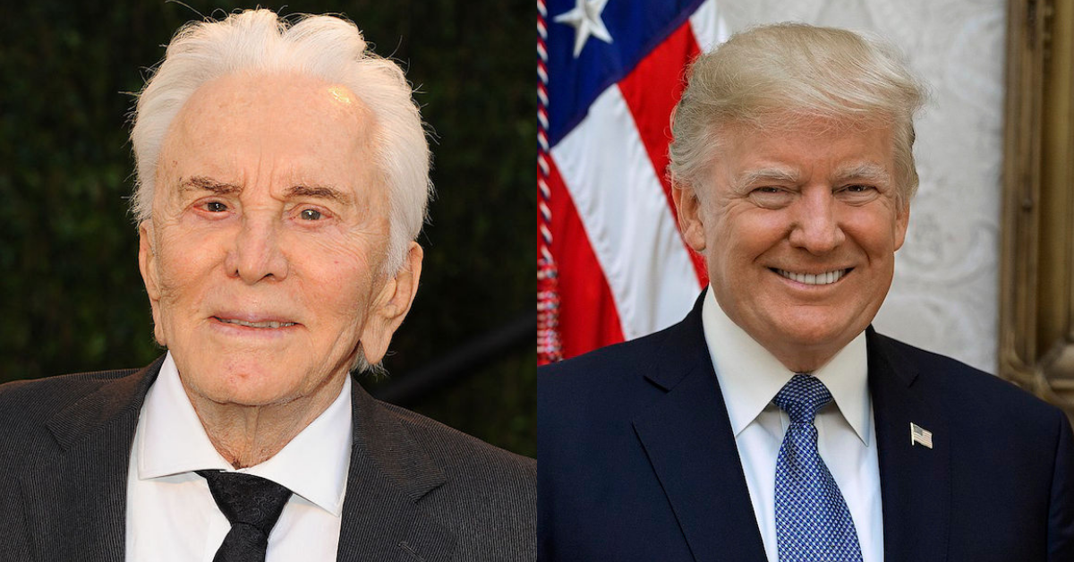 Open Letter From Kirk Douglas To Donald Trump During The 2016 Election Feels Very Appropriate Right Now