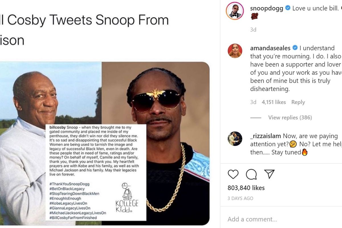 Snoop Dogg and Cosby