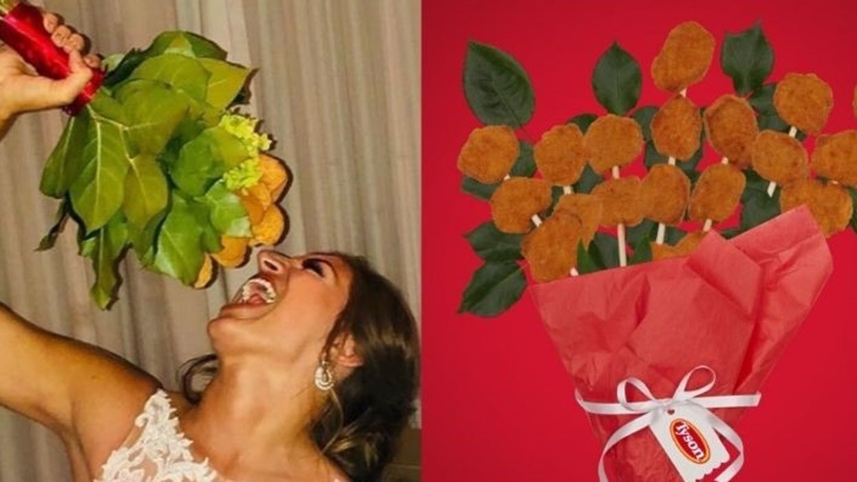 Make a chicken nugget bouquet, and you could win $10,000 and a year supply of chicken nuggets