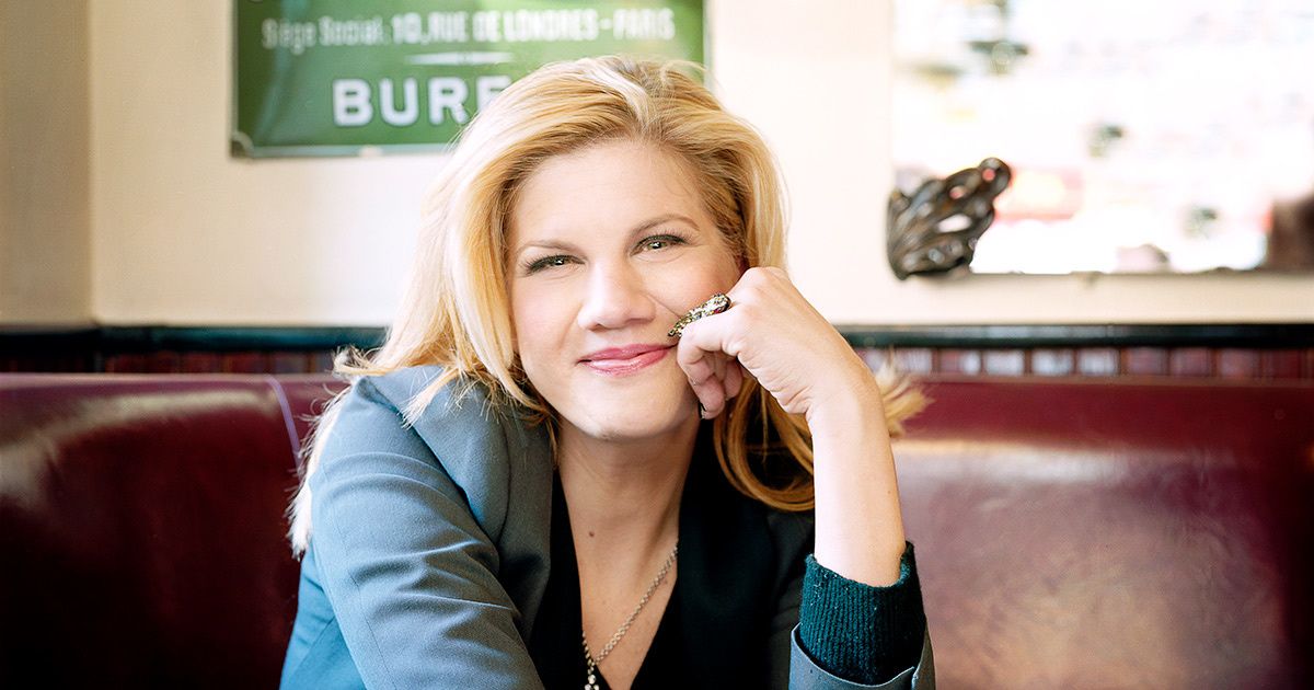 Portrait of actress Kristen Johnston