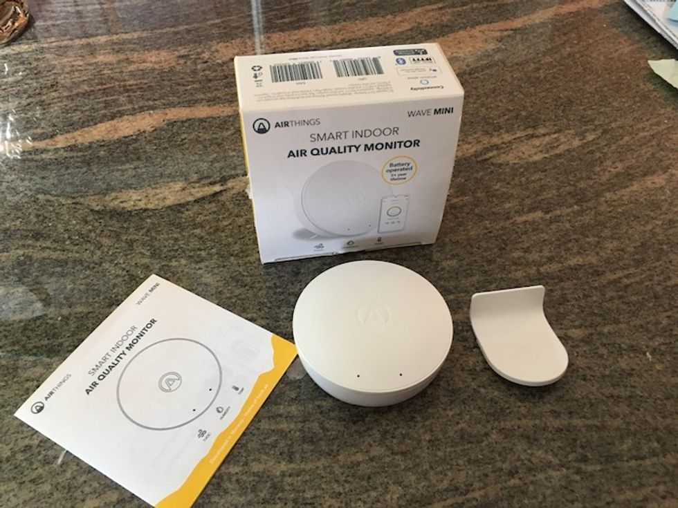 Airthings Wave Mini Smart Indoor Air Quality Monitor Review - Gearbrain