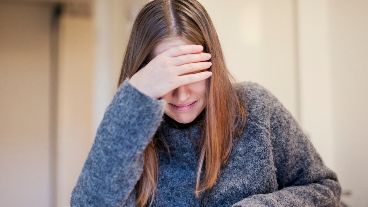 woman crying