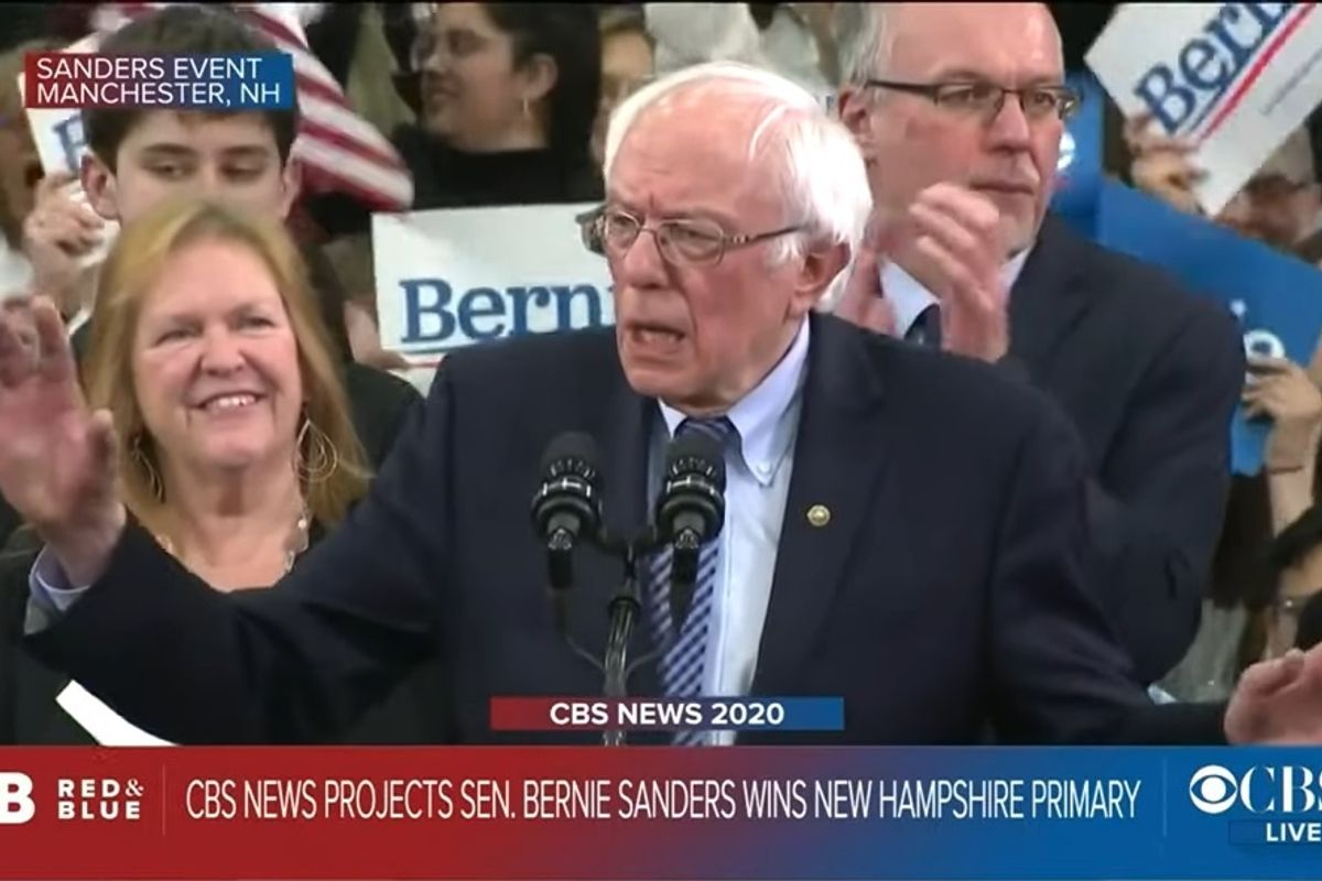 Sanders Wins New Hampshire With Nana's Best Grandson Close Behind
