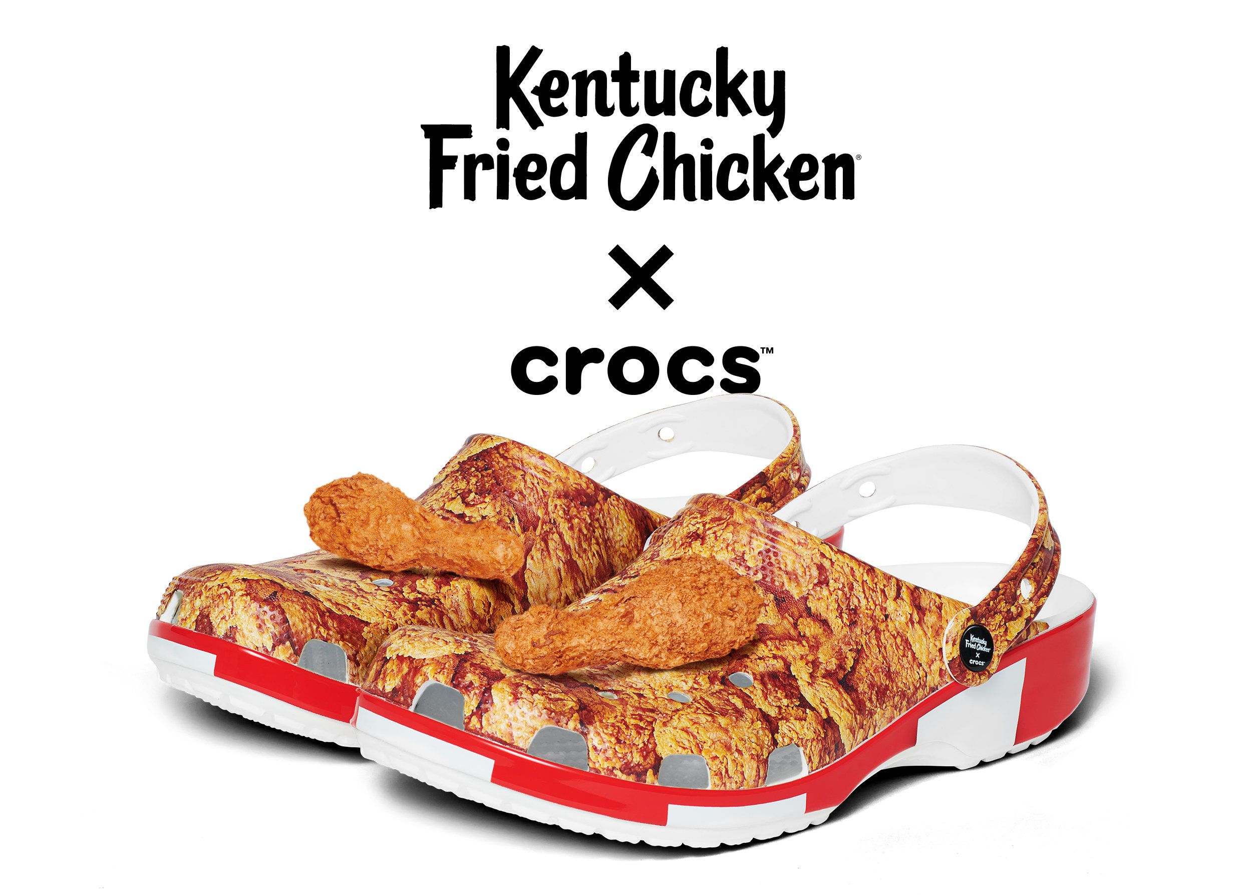 Fried chicken hotsell drumstick nugget + wing crocs jibbitz life size KfC