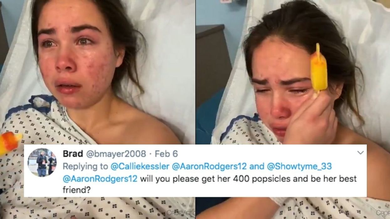 Woman Whose Hilarious Meltdown About Aaron Rodgers While Coming Out Of Anesthesia Went Viral Gets Heartwarming Surprise