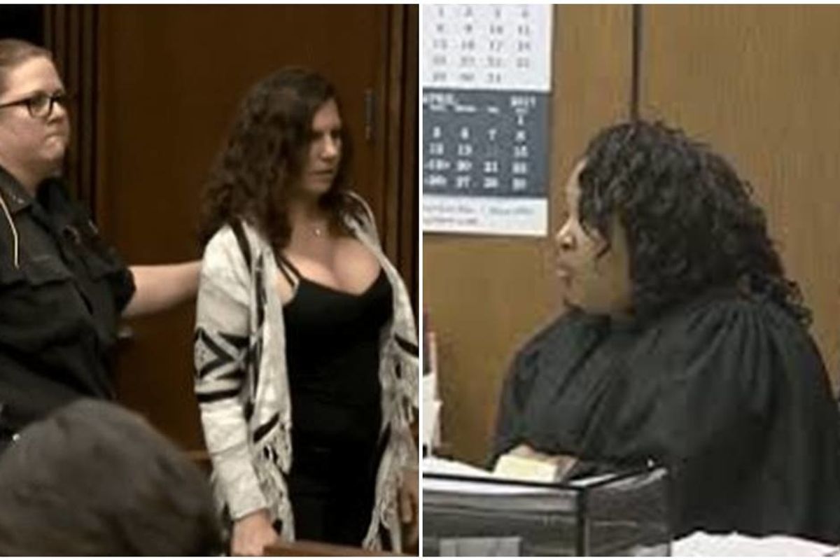 No-nonsense judge throws a drunk driver's mom in jail for laughing at the victim's family