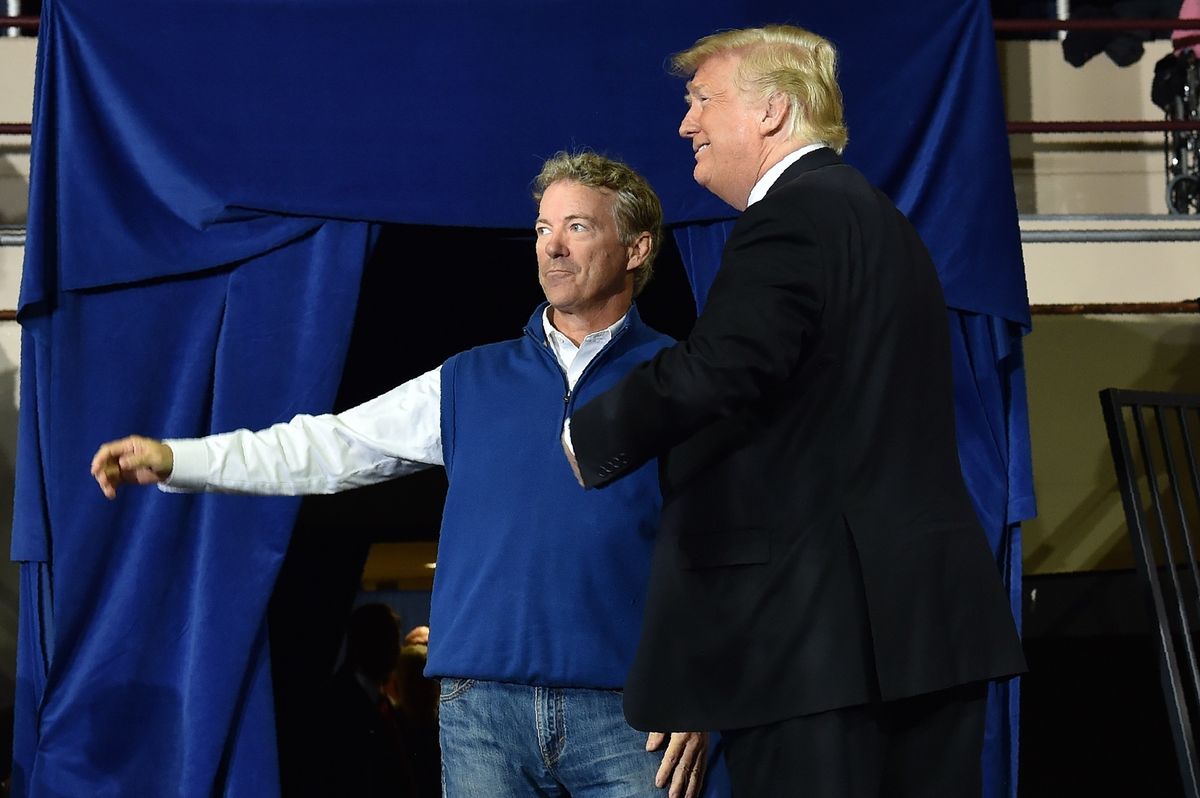 Sen. Rand Paul invites President Trump to be his guest at Democrats' impeachment 'charade'