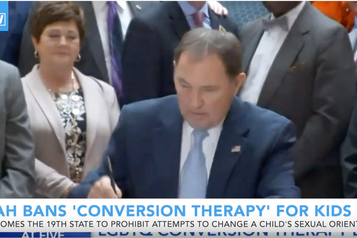 Nice Time: Utah Will Stop Trying To Torture The Gay Out Of Kids