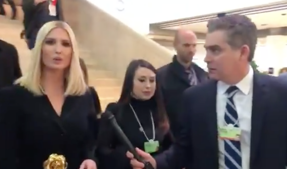 Ivanka Awkwardly Ignored CNN Journalist Who Asked Her About Impeachment Trial, but Trump Fans Think She Was a Boss