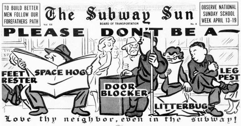 Subway etiquette