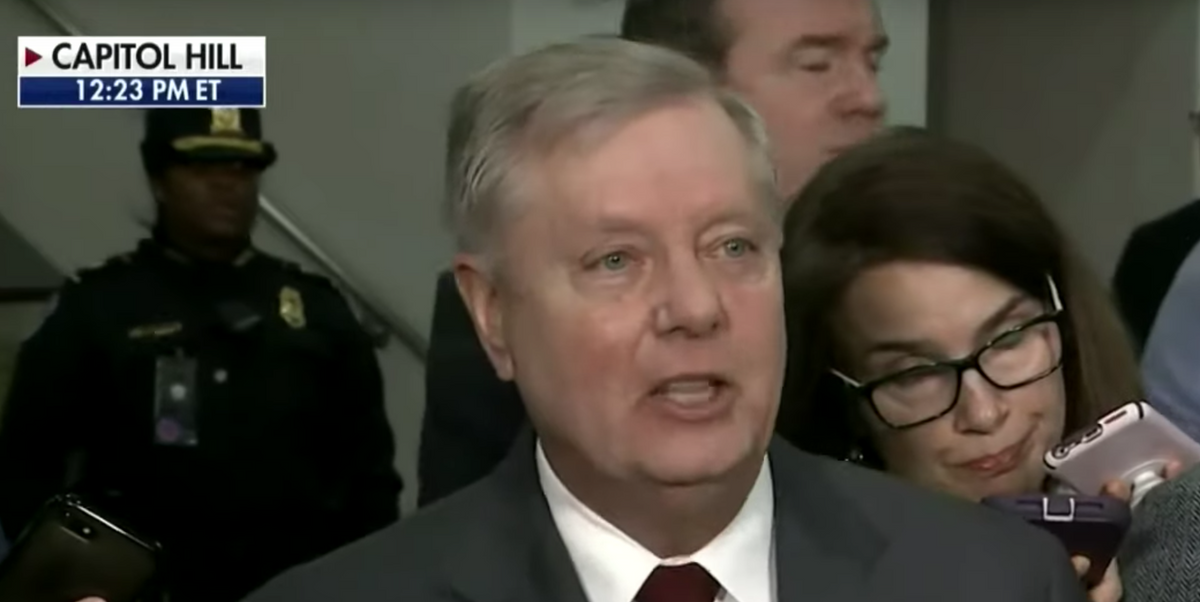 Lindsey Graham May Have Hit a New Low With His Latest Defense of Trump's Ukraine Extortion Scheme