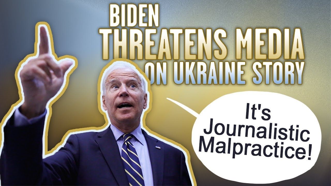 JOE BIDEN CAMPAIGN: Threatens journalists to deny corruption in Ukraine, argues malpractice