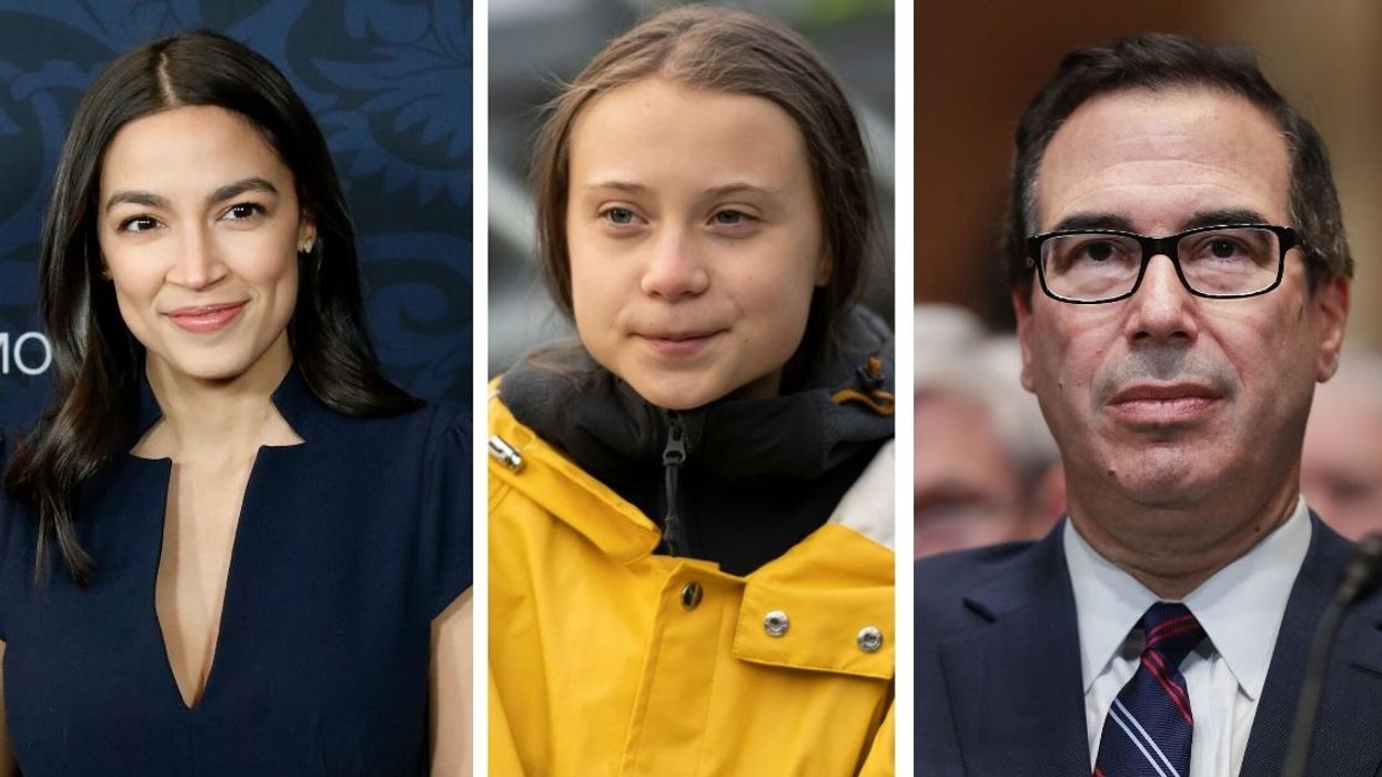 AOC Defends Greta Thunberg After U.S. Treasury Secretary Steve Mnuchin Takes A Swipe At Her
