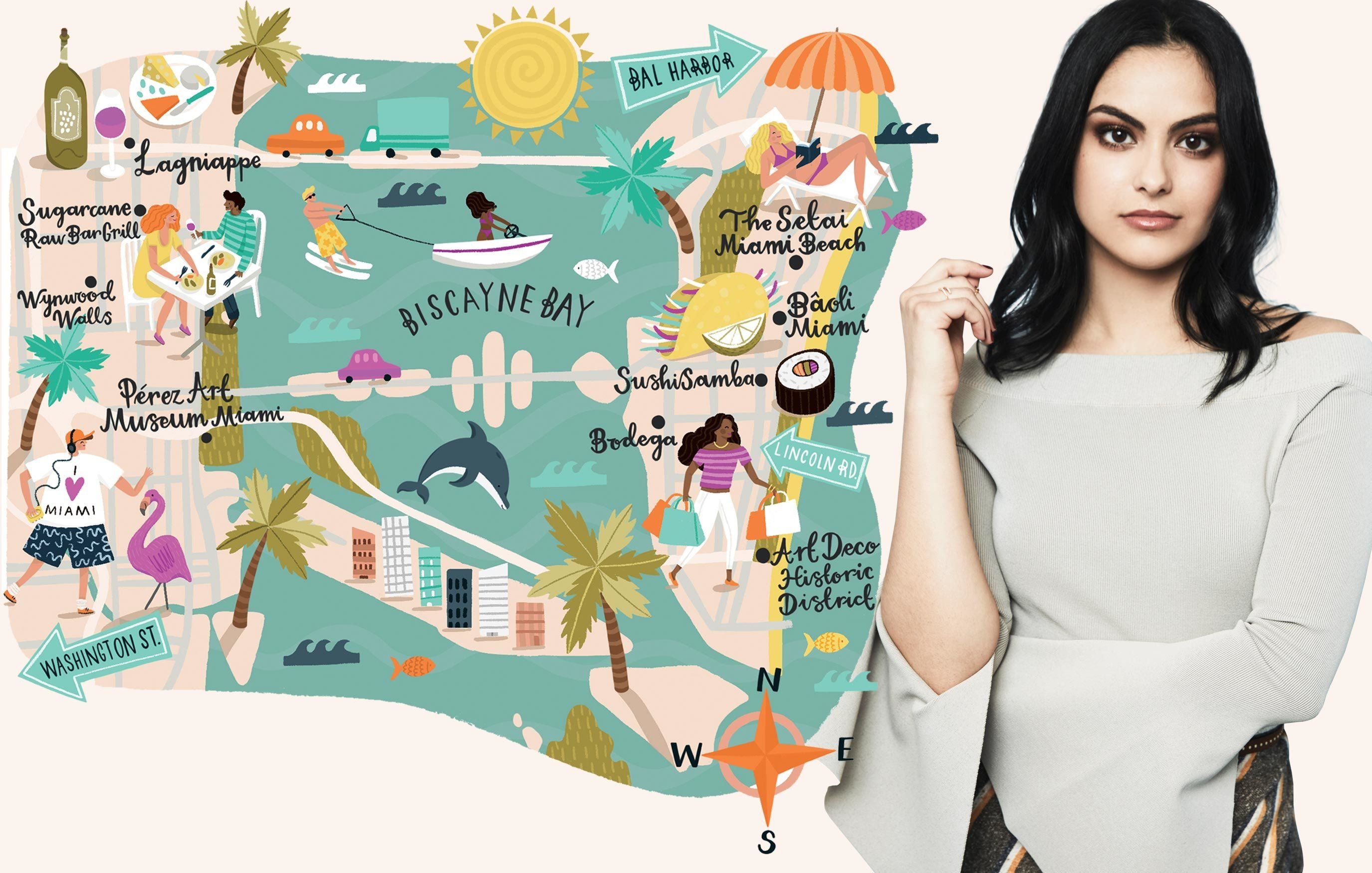 Riverdale star Camila Mendes Veronica Lodge shows us around America's sexiest city.