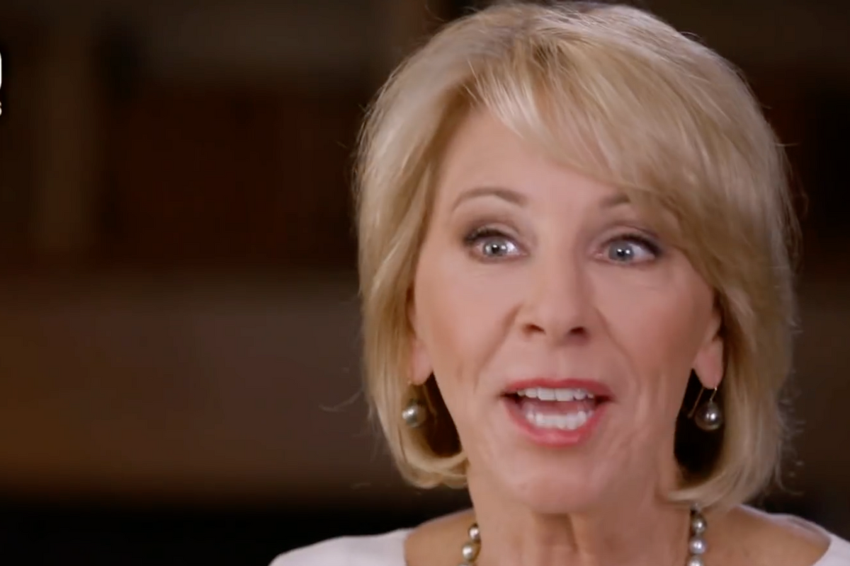 Betsy DeVos Flunks History, Human Decency