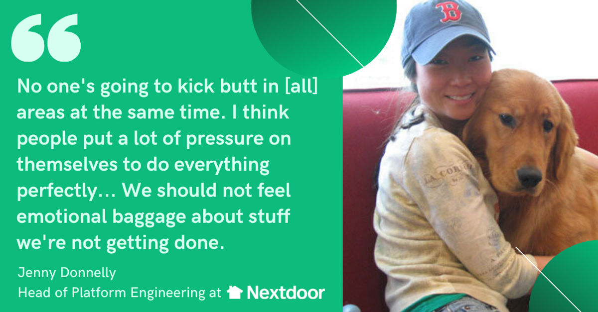 Photo of Jenny Donnelly, Head of Platform Engineering at Nextdoor