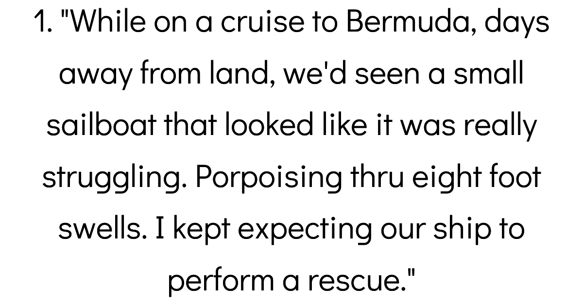 People Who Have Gone Through The Bermuda Triangle Share Their Experiences
