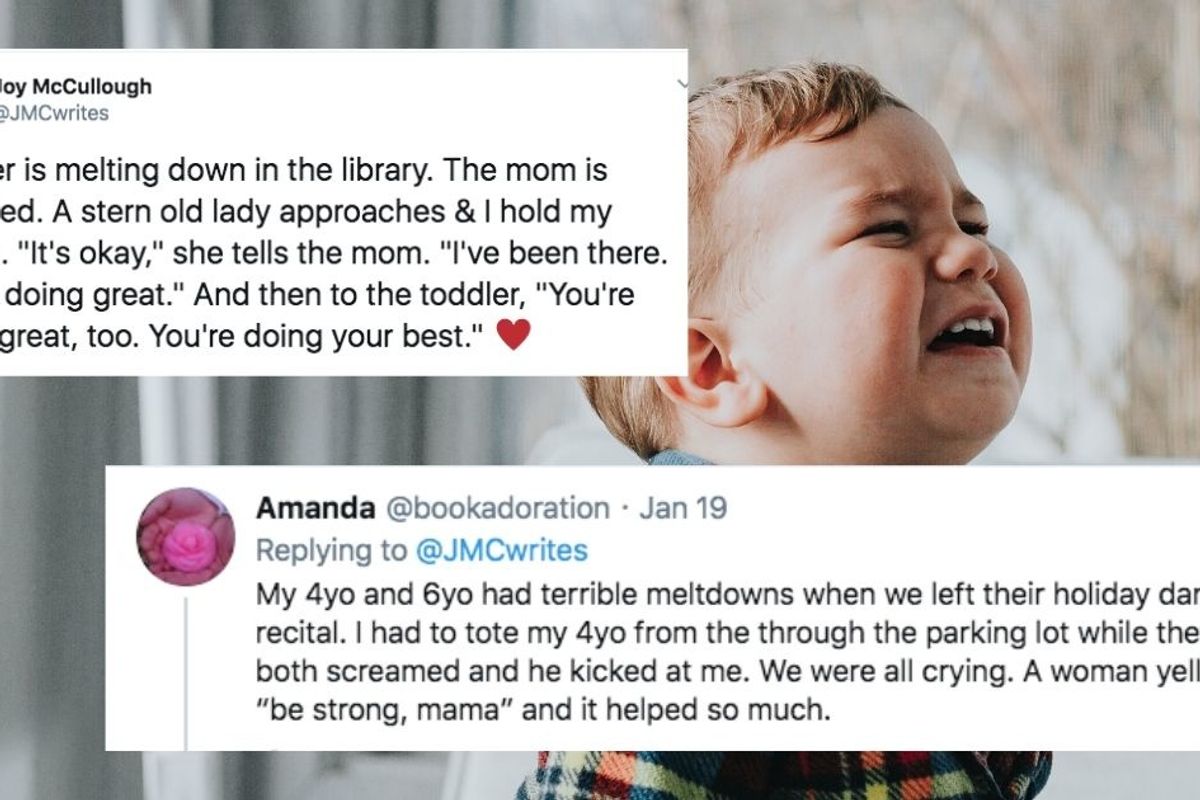 Parents of kids mid-meltdown get support instead of judgment, and it's so dang beautiful