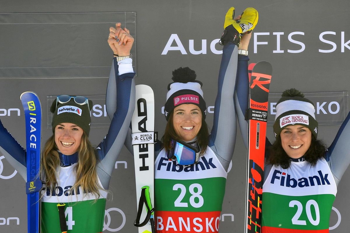 Tripletta delle italiane in Bulgaria. L’anno a valanga dello sci azzurro