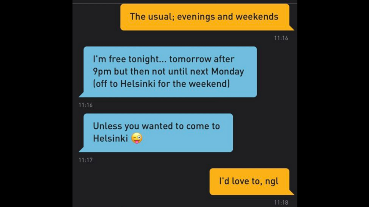 Guy Books Flight To Finland To Meet Man He Just Met On Grindr Without Even Knowing His Name First, And The Internet Has Opinions