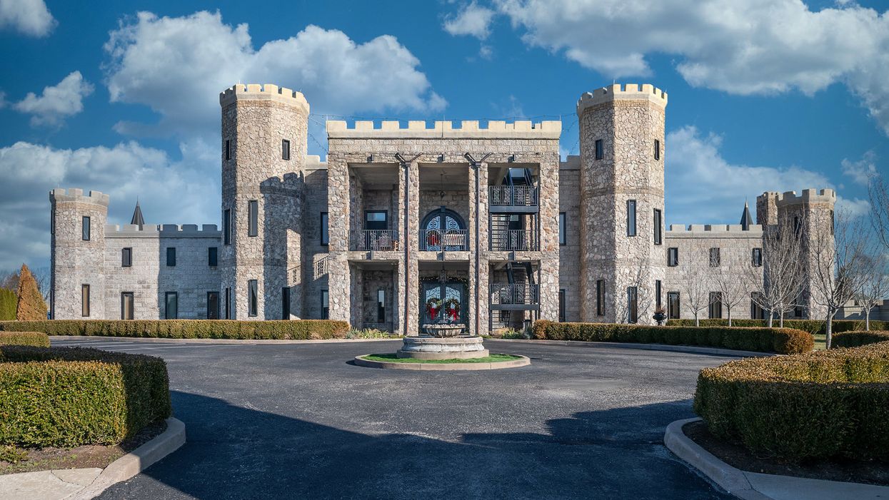 You can stay at a medieval-style castle in Kentucky with its own spa, restaurant and more