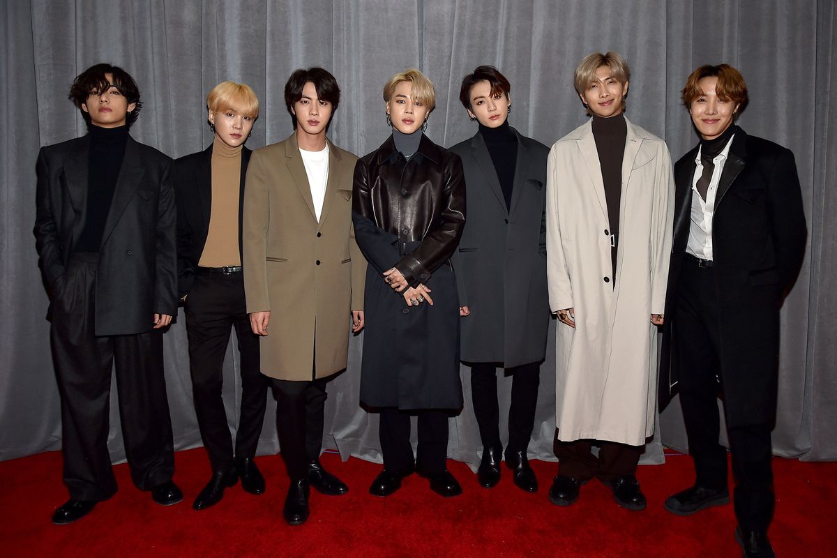 BTS Wears Bottega Veneta on the Grammy Awards 2020 Red Carpet – Footwear  News
