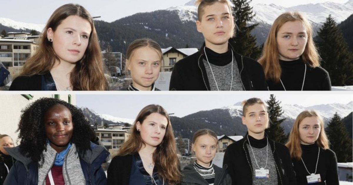 Climate activist Vanessa Nakate speaks out about being cut from photo with white co-panelists