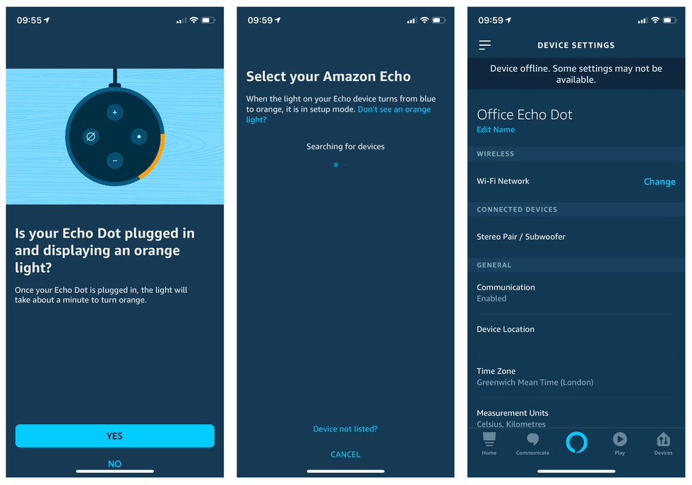Amazon Alexa app