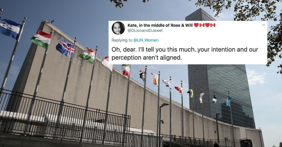 The UN Is Being Called Out For A Racially Tone-Deaf Tweet About 'Equality' That Is Not Going Over Well At All