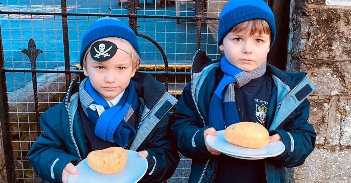 Dad Slams Primary School After They Serve His Sons Plain Baked Potatoes Every Day For Lunch Due To Their Food Allergies