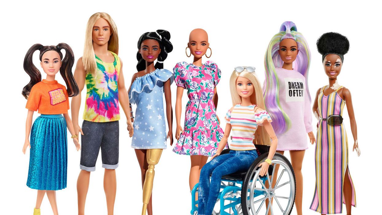 Barbie debuts dolls with vitiligo, no hair, prosthetic leg