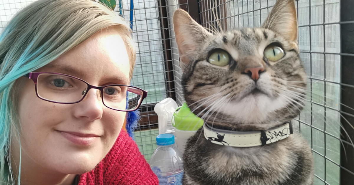 Woman Who Sleeps Up To 22 Hours A Day Has Life Transformed By Running Rescue Cat Center From Her Backyard