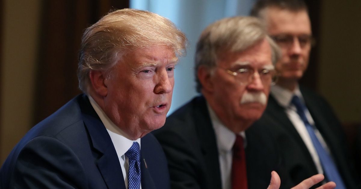 Trump Says We'd Be In 'World War Six' If He'd Listened To John Bolton, And People Are Scratching Their Heads