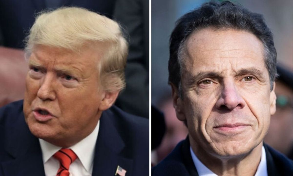 Sure Looks Like Trump Just Tweeted a Quid Pro Quo to New York's Governor to End NY-Based Investigations Against Him