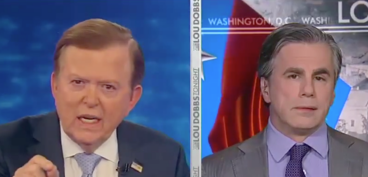 Rage-Filled Lou Dobbs Accuses Trump's Attorney General of Working With the Deep State After He Criticized Trump