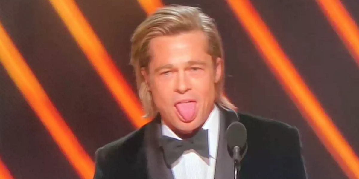 Comments by Celebs on Brad Pitt's Tongue