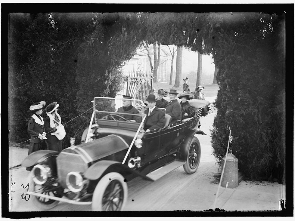 Woodrow Wilson car Edith Library of Congress