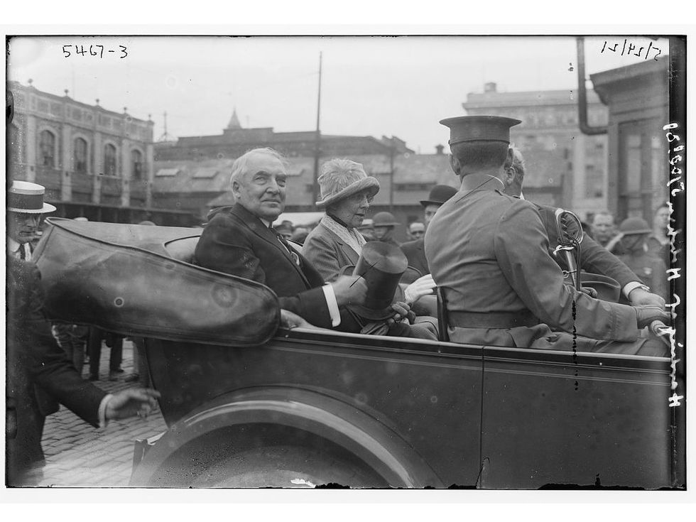 Warren Harding auto 1921