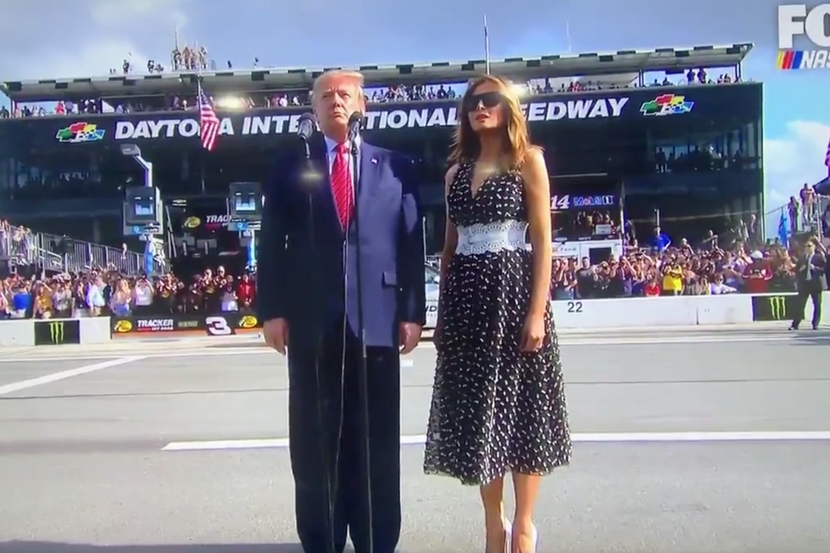 Rain, Bloomberg Wash Out Donald Trump's Daytona 500 Visit
