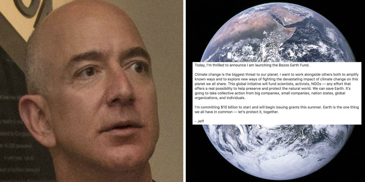 Jeff Bezos S 10 Billion Climate Change Donation Is A Boon For The Planet And For Billionaires Upworthy