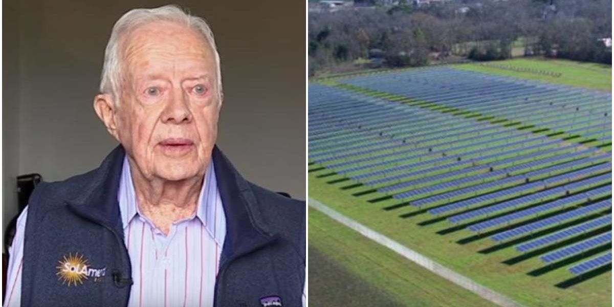 Jimmy Carter built a solar farm in his hometown and it now