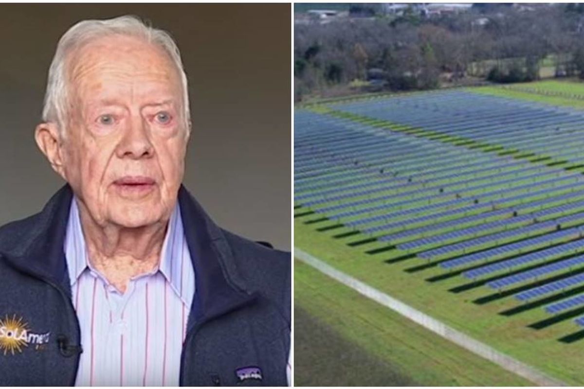 Jimmy Carter built a solar farm in his hometown and it now powers half of the entire city