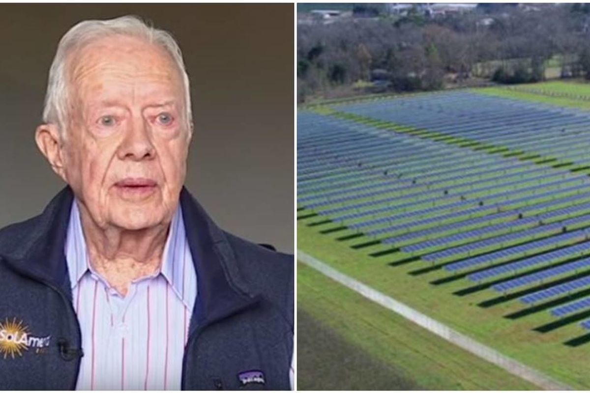 jimmy carter, solar power, plains georgia