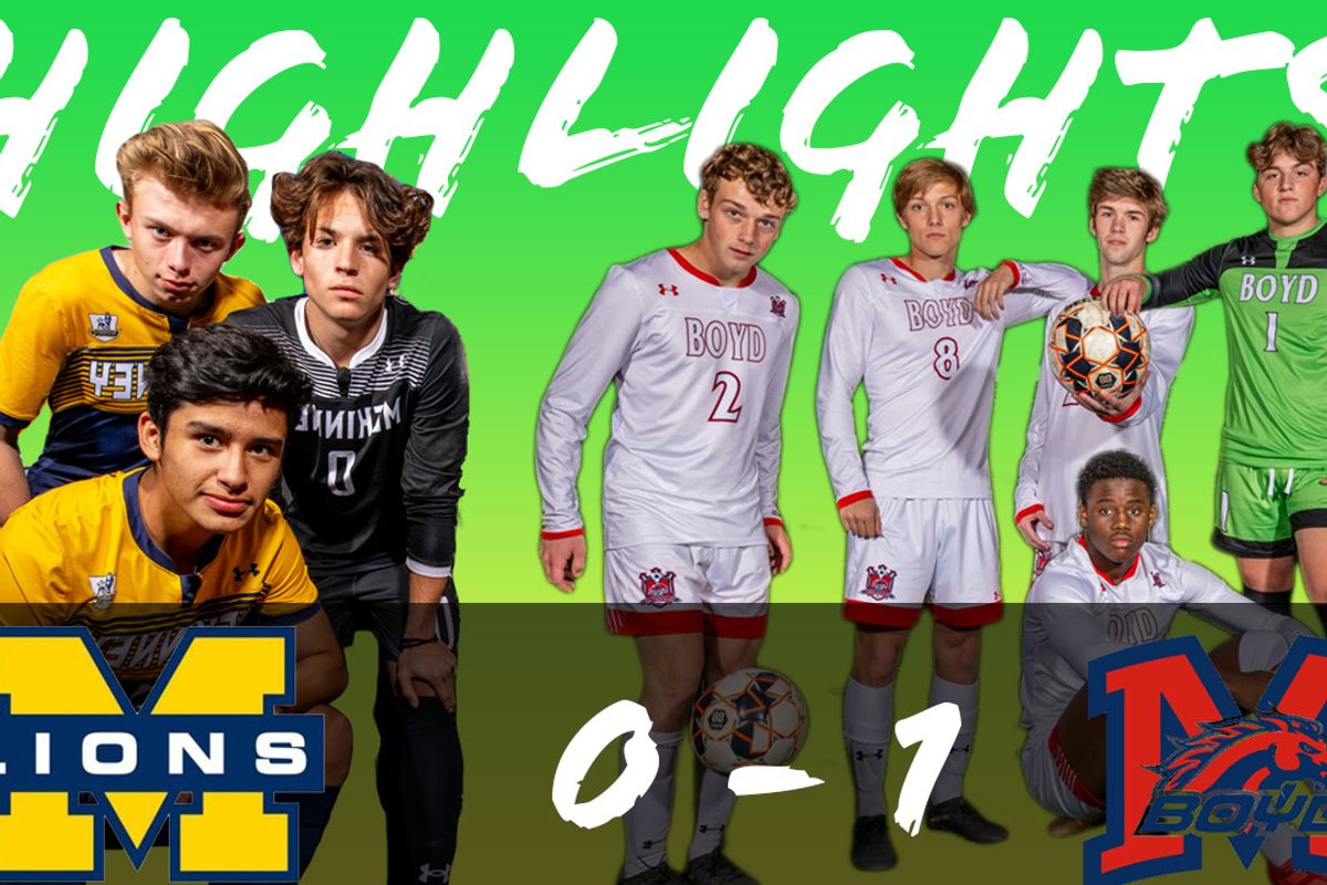 HIGHLIGHT: McKinney vs McKinney Boyd - Soccer - Men