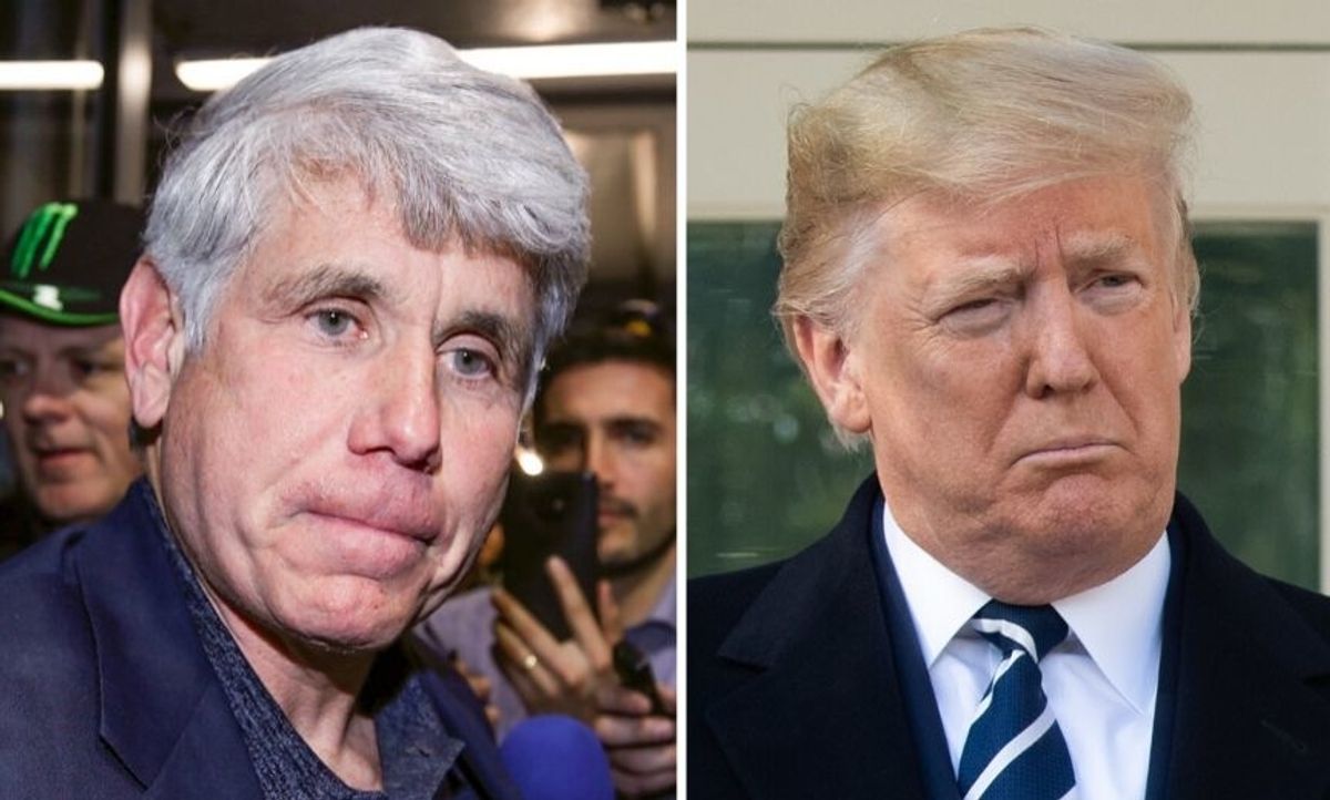 Trump Is Getting Called Out for His Latest Questionable Attempt to Explain Why He Commuted Rod Blagojevich's Sentence