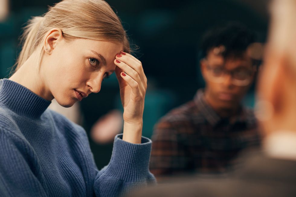 Woman experiences psychological harassment at work