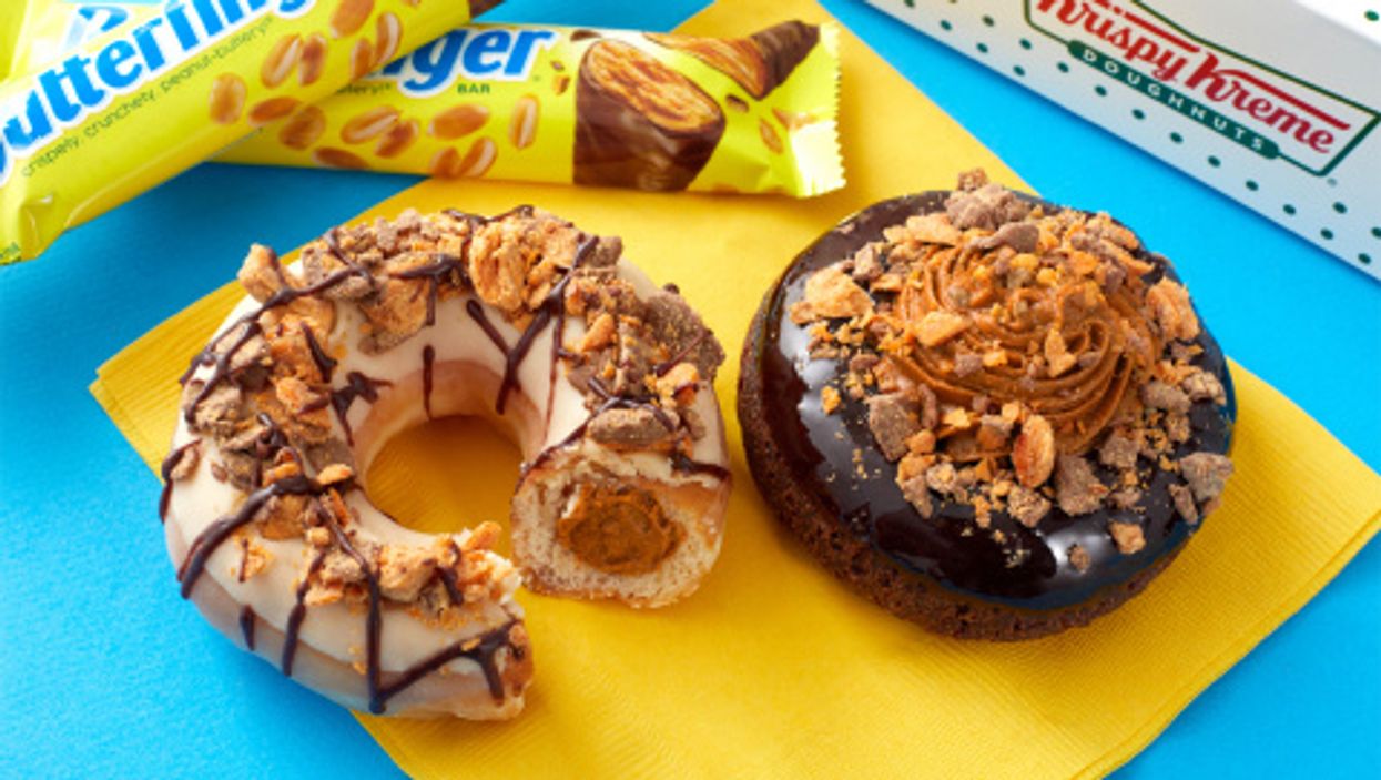 Krispy Kreme's new Butterfinger-doughnuts look like krispety, crunchety deliciousness