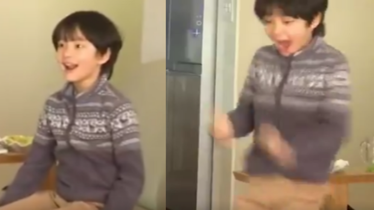 Child Actor From 'Parasite' Has Adorably Enthusiastic Reaction To His Film Winning The Oscar For Best Picture