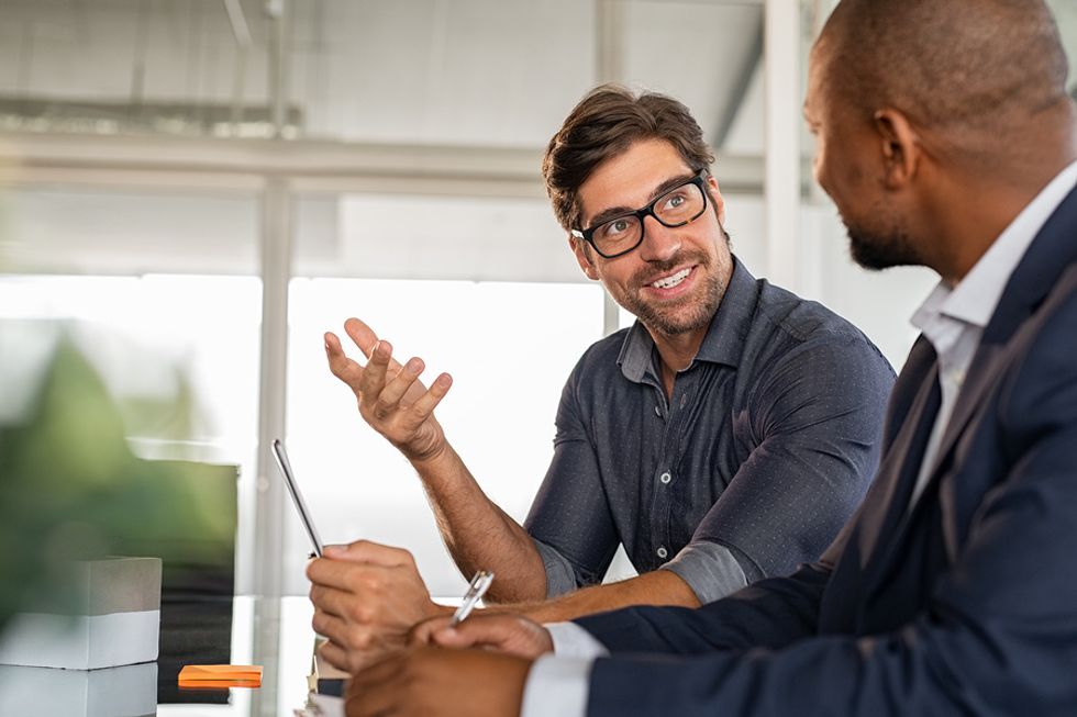 Man looking to achieve career success